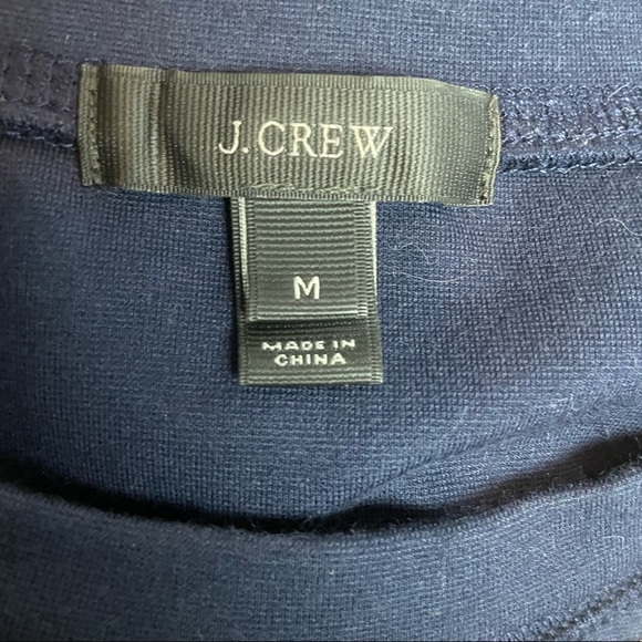 J Crew Structured Necklace Embellished Tee - Picture 7 of 8